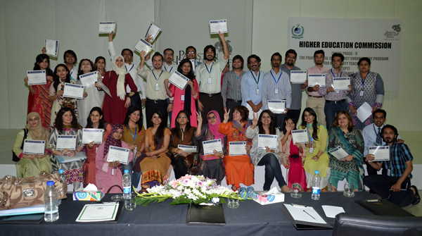 Closing Ceremony of ‘The Professional Competency Enhancement Program for University Teachers” under HEC NAHE-Phase II