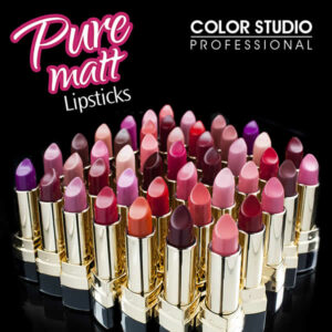 Color Studio Professional Introduces New Pure Matt Lipsticks