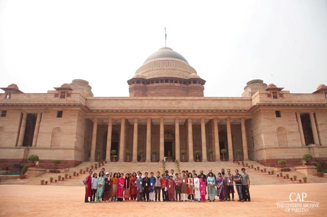 EFC delegation from Pakistan at the Rashtrapati Bhavan