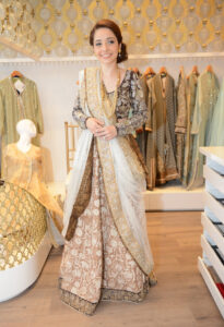 Juggun Kazim wearing a Nida Azwer Ensemble [F]