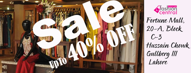 40 Percent Sale on Designers Collections