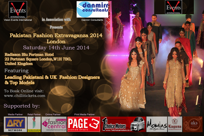 Pakistan Fashion Extravaganza 14 London