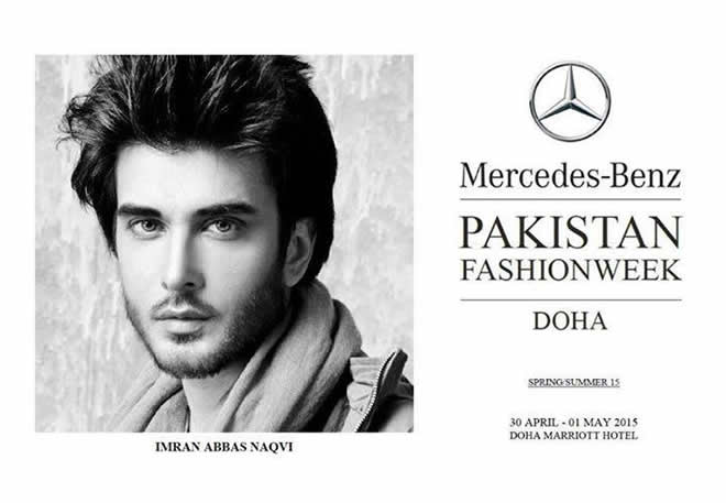 Imran Abbas Naqvi Fashion Week Doha