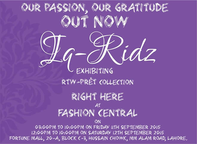 Iq Ridz Exhibition Fashion Central