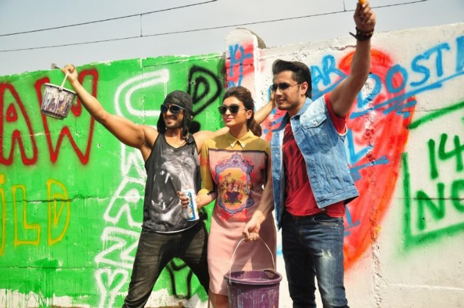 Kill Dil Cast graffiti pic