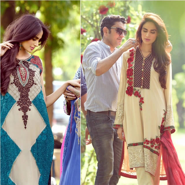 Mehreen Syed Shoot with Designer