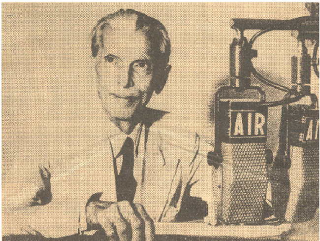 Mohammed Ali Jinnah on radio