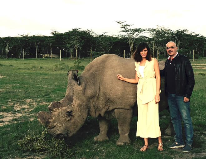 Celebrities for Campaign Save White Rhino