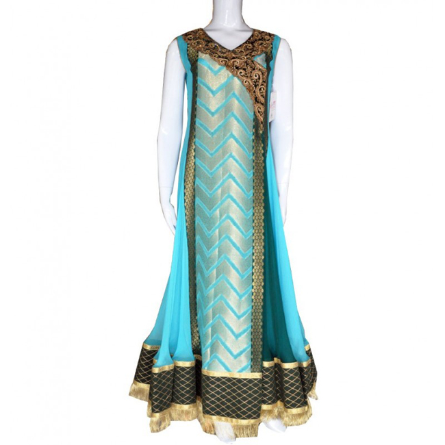 aqua-golden-angrakha-style