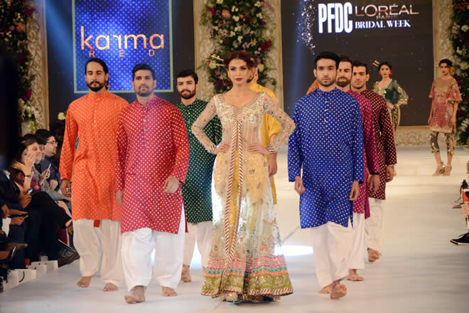 PFDC Loreal Paris Bridal Week 2015 Day 1 models