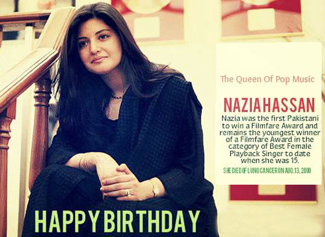 nazia hassan birthday