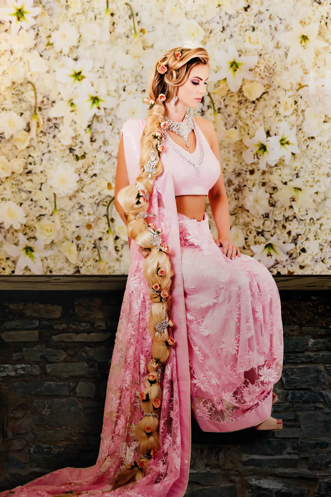 Rapunzel bridal Dress