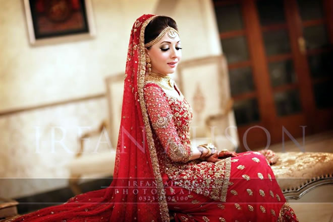 sharmila farooqi barat dress