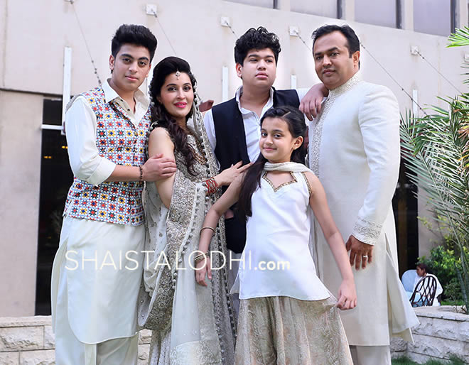 Shaista Lodhi Family Photos