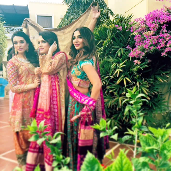 FarahTalib Aziz wedding wear photoshoot