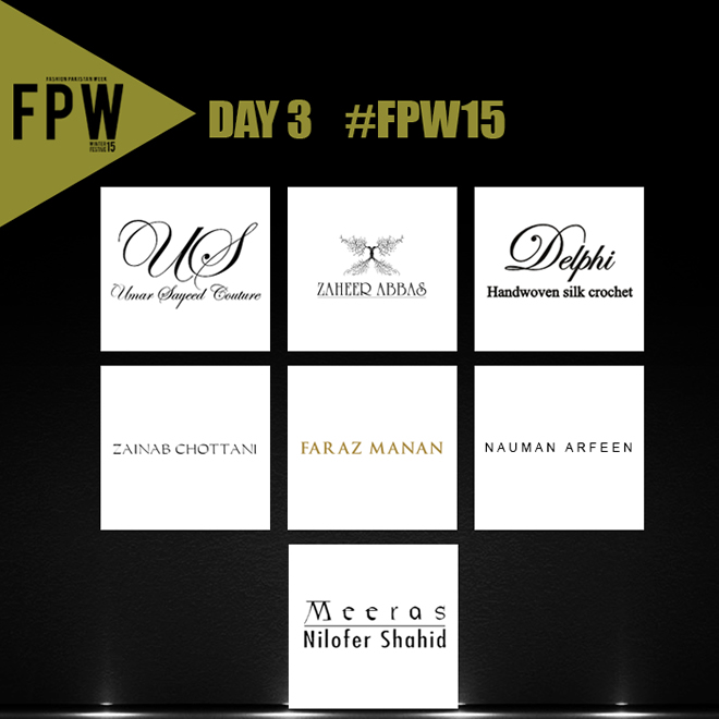 Fashion Pakistan Week Day 3