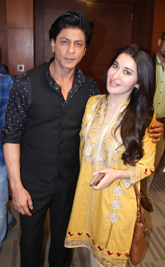 Shaista Lodhi with SRK