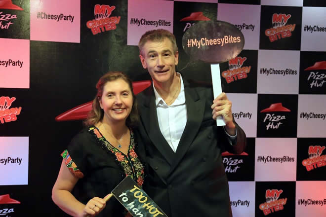 Mr Tony COO, Pizza Hut with wife