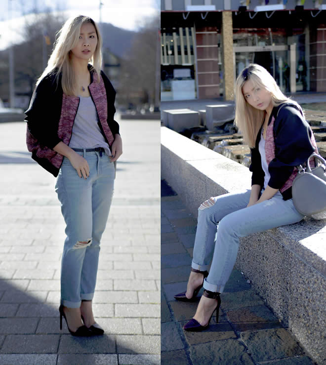 Ripped Jeans Street style
