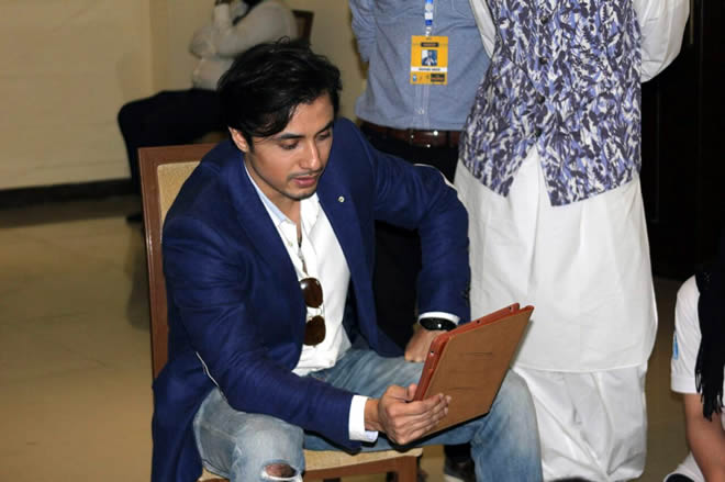 Ali Zafar Young Leader Karachi