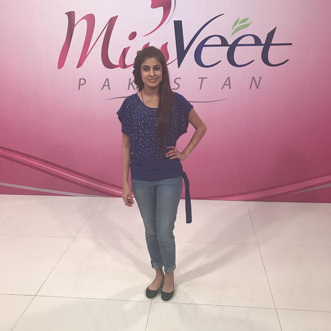 zainab raja Miss Veet Pakistan