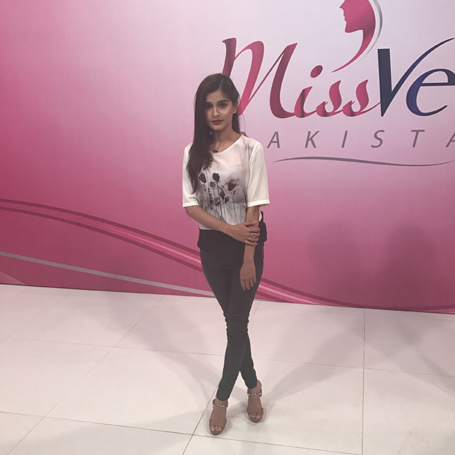 zartab bano Miss Veet Pakistan