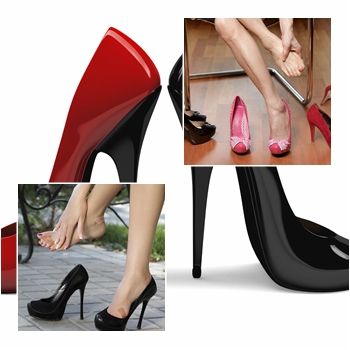 Wear heels without damaging your feet