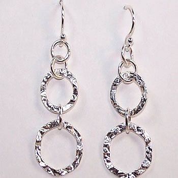 Silver is the new trend in earrings