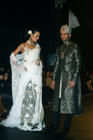 Nilofer Shahid Collection at Bridal Couture Week 2010