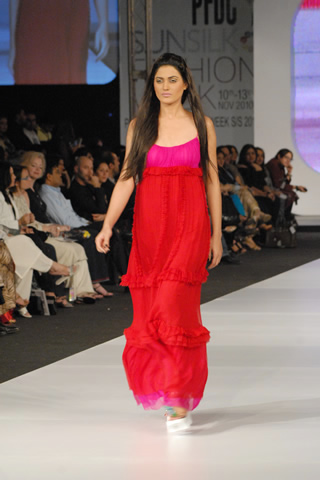 Sadaf Malaterre at PFDC Sunsilk Fashion Week 2010 Karachi