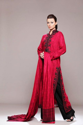 Winter Linen Collection 2012 by Mahin Erum, Winter Collection by Mahin Erum