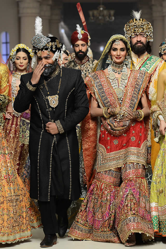 Bridal Mugal-e-Azam Collection Latest by Ali Xeeshan TBCW