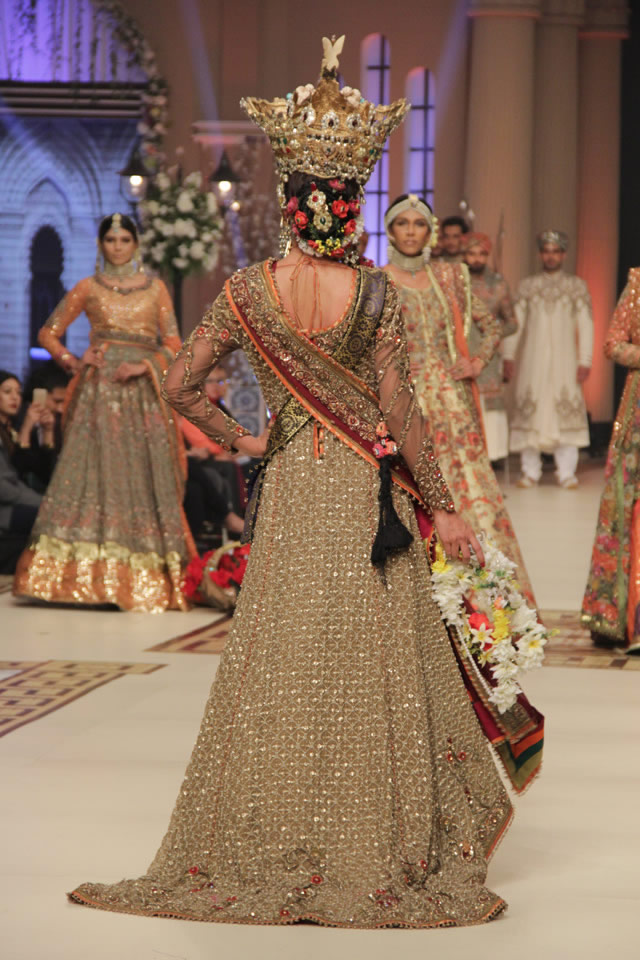 Bridal Nautanki Rani Fahad Hussayn 2014 Collection