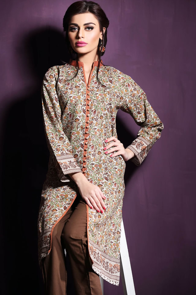Khaadi Latest Unstitched 2014 Winter Collection