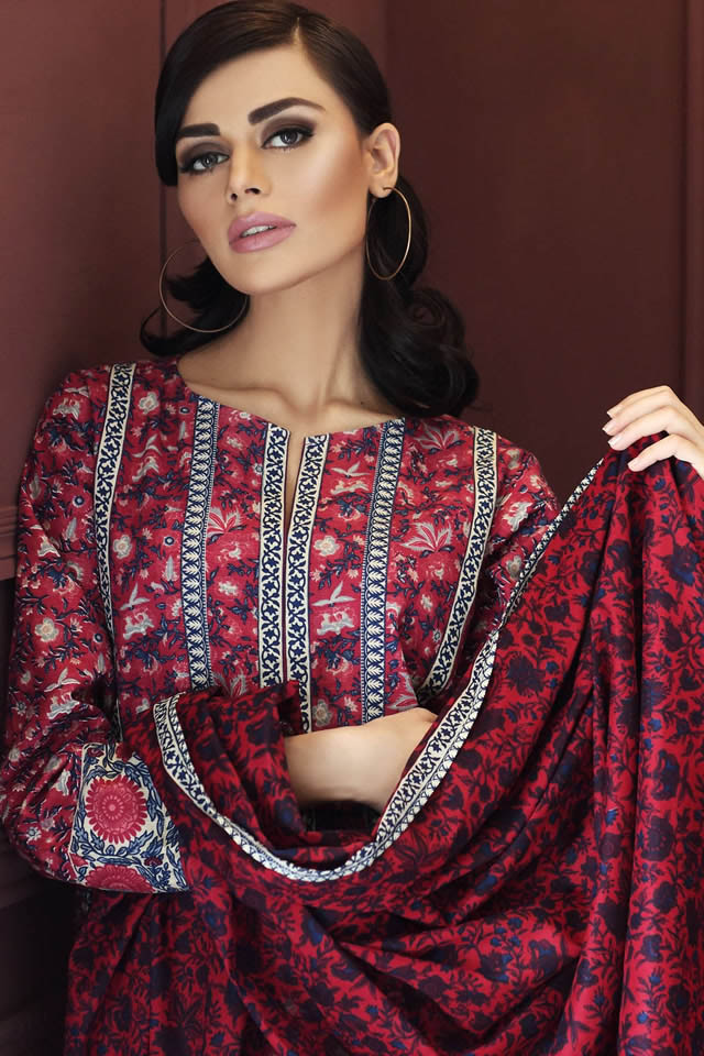 Unstitched 2014 Khaadi Winter Collection