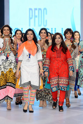 PFDC Nimsay by Nimra Textile 2014 Summer Collection