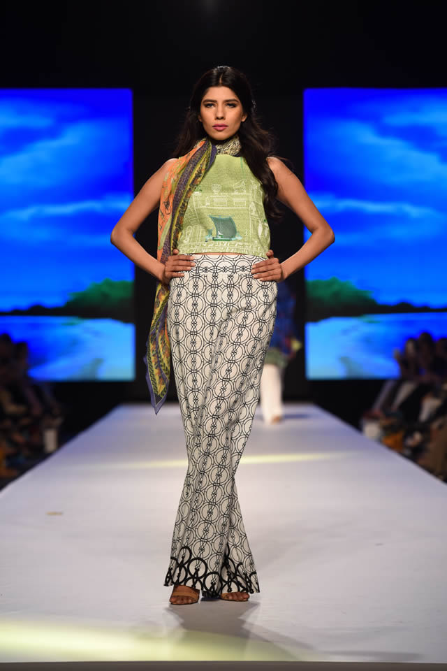2015 Telenor Fashion Pakistan Week Al Karam Dresses Collection Photos