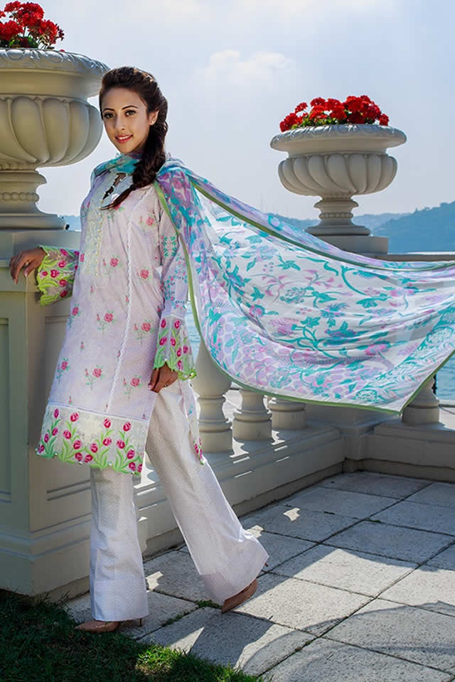 Designer Farah Talib Aziz Dresses Mid Summer 2015
