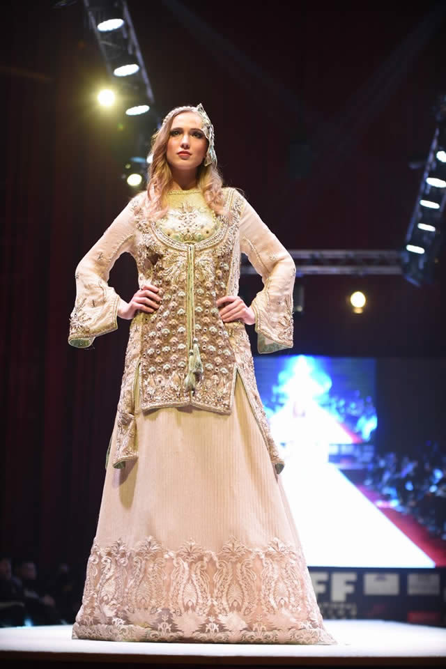 2015 International Fashion Festival Fozia Hammad Formal Dresses Pics