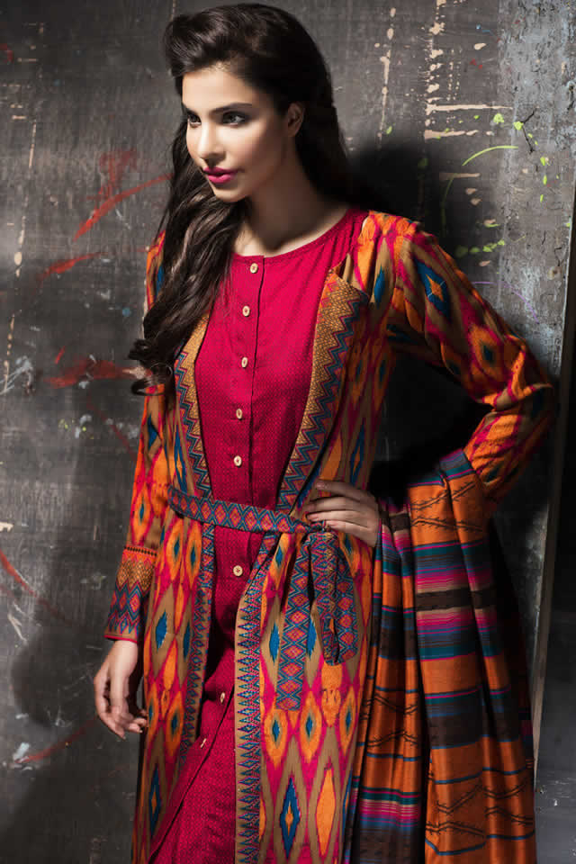 Gul Ahmed Winter collection 2015 Pics