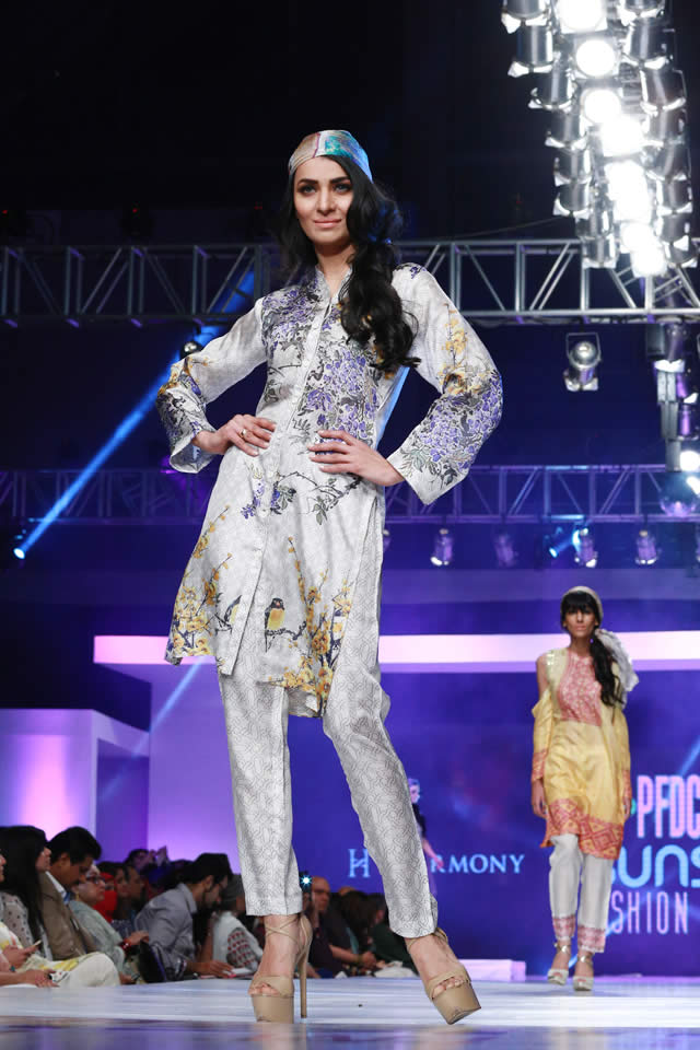 2015 PFDC Sunsilk Fashion Week Harmony Dresses Collection Photos