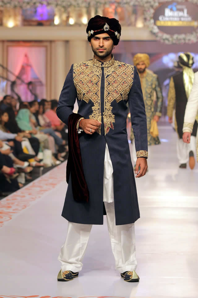 House of Arsalan Dresses Telenor Bridal Couture Week 2015 Images