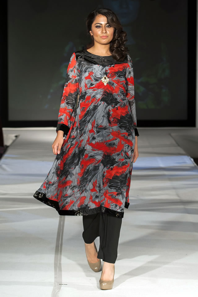 Pakistan Fashion Extravaganza London 2015 Madiha Gohar Dresses Collection