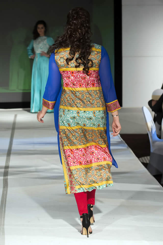 Pakistan Fashion Extravaganza London 2015 Madiha Gohar Formal Collection