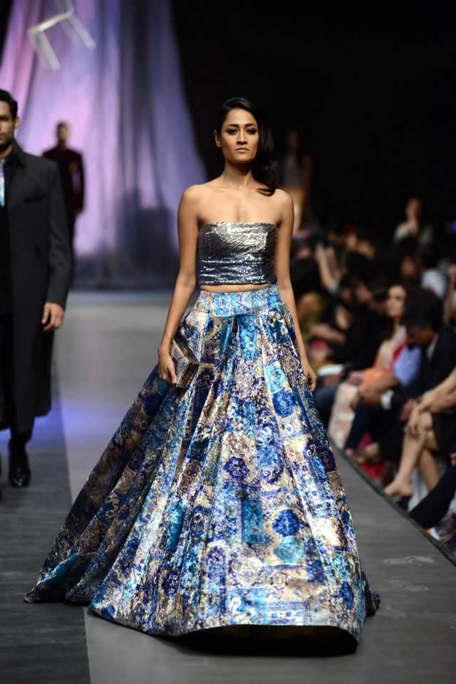 2015 Lakme Fashion Week WF Manish Malhotra Dresses Collection Photos