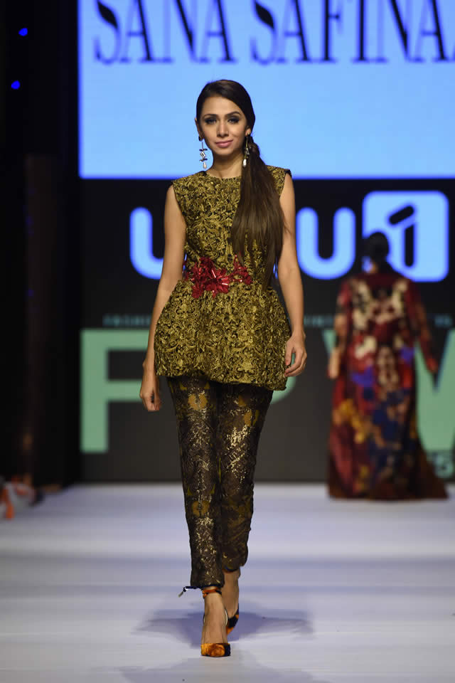 Fashion Designer Sana Safinaz Dresses Fashion Pakistan Week 2015 Photo Gallery