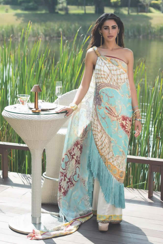 Shariq Textiles Summer Lawn Dresses collection 2016 Images