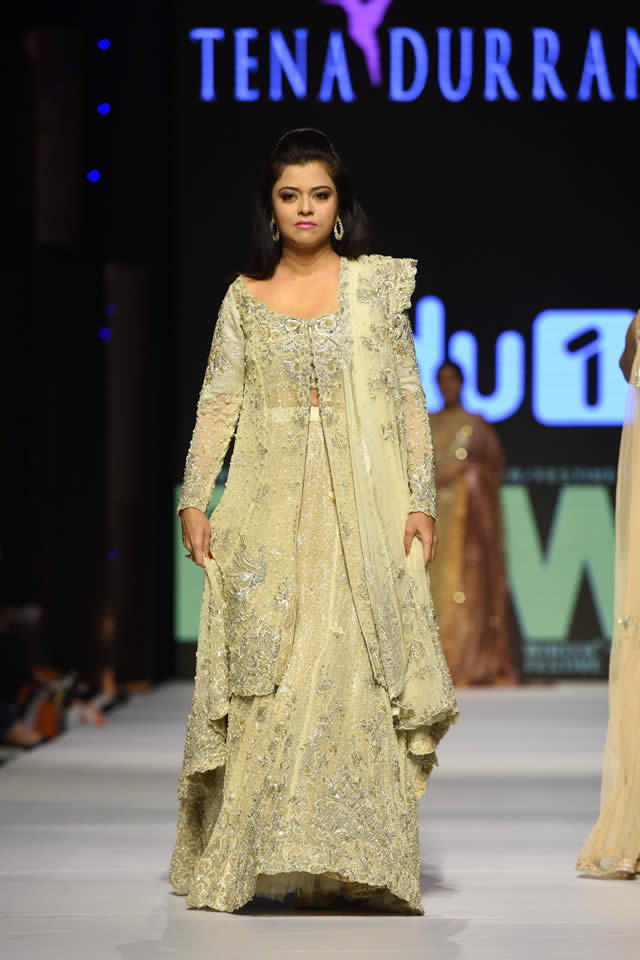 Fashion Pakistan Week W/F 2015 Tena Durrani Formal Dresses Pics