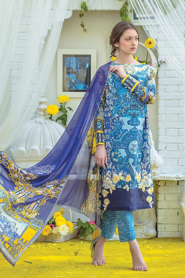 Ali Xeeshan Summer Lawn Dresses collection 2016