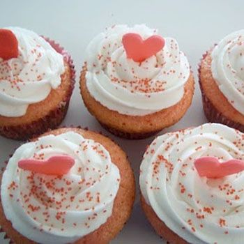 Little Heart Cupcakes